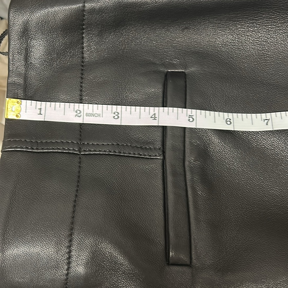 A.L.C Gwen leather midi skirt 17x31 - Picture 12 of 16